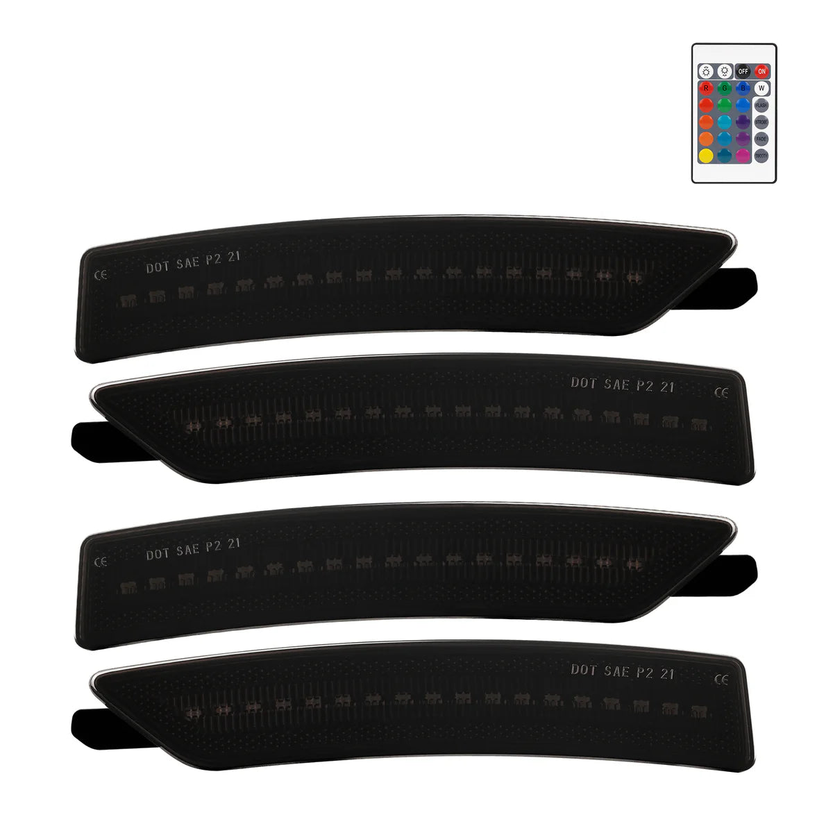 2024+ Ford Mustang (S650) RGB Series Side Markers (4-Piece Set)