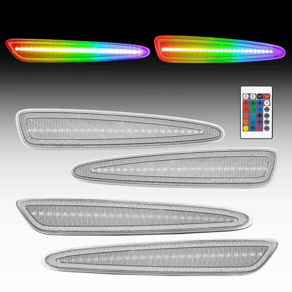 2005–2013 Chevrolet Corvette (C6) RGB Series Side Markers (4-Piece Set)