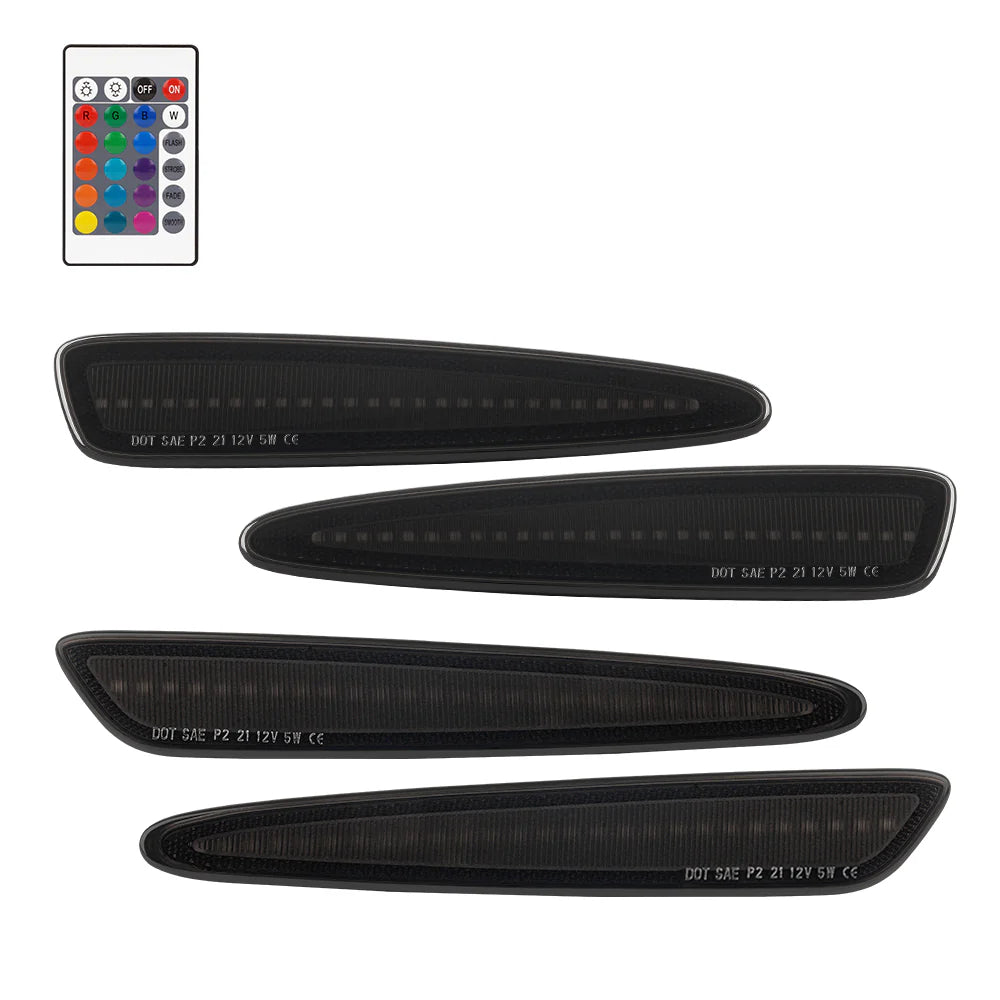 2005–2013 Chevrolet Corvette (C6) RGB Series Side Markers (4-Piece Set)