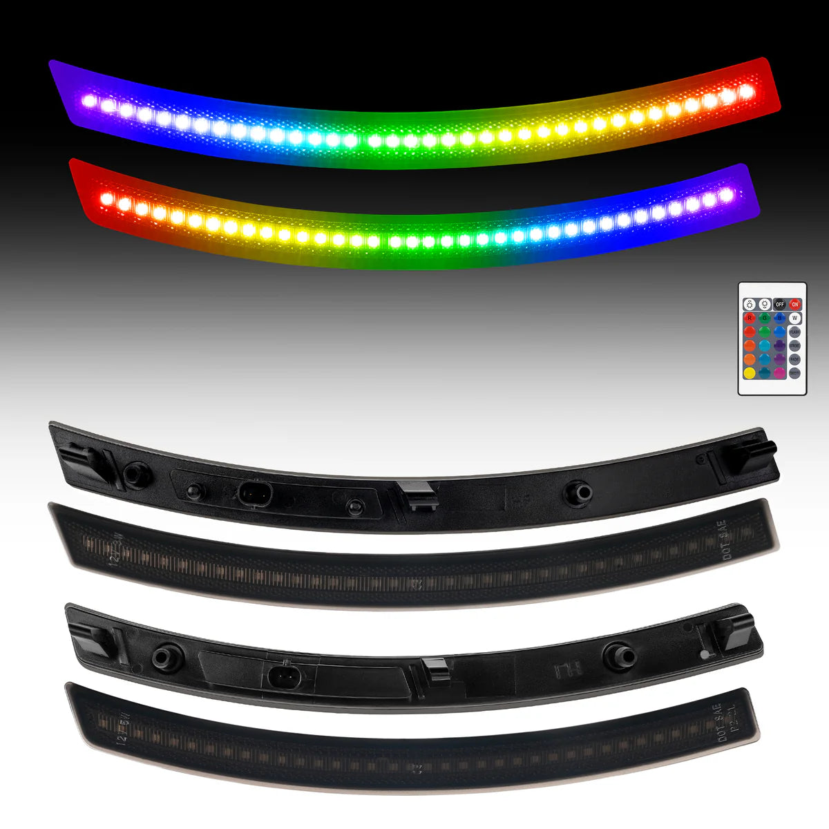 2014–2019 Chevrolet Corvette (C7) RGB Series Side Markers (4-Piece Set)