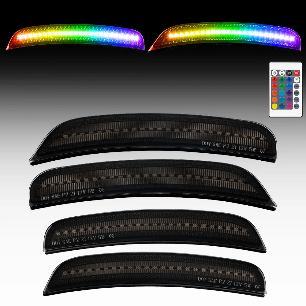 2015-2023 Dodge Charger RGB Side Markers (4-Piece Set)